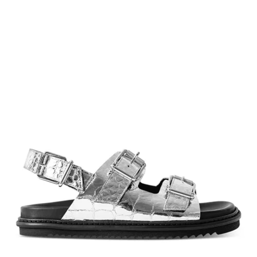 Zadig & Voltaire Silver Alpha Sandals